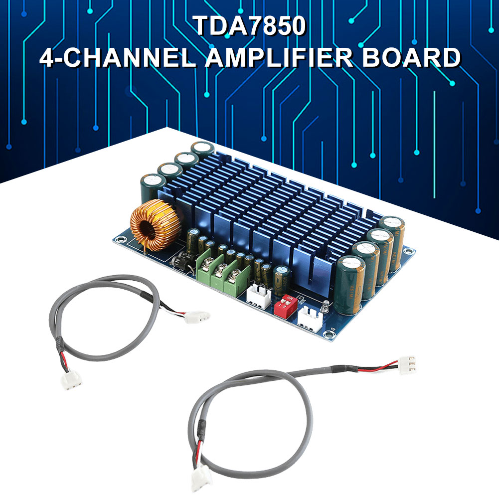Audio Amplifier Board - XH-M180 TDA7850 Stereo High Power Digital