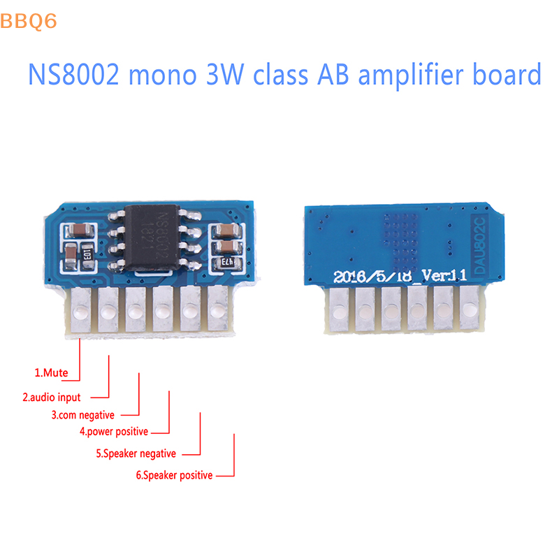 Audio Amplifier Board - *1/2/5Pcs DC 3V 3.7V 5V Class