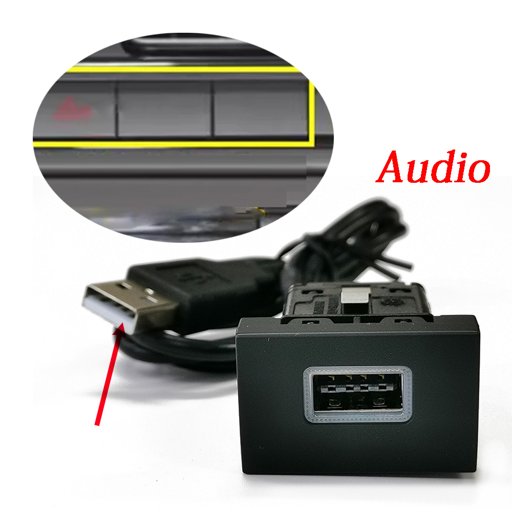 Audio Interface - 1PC Car USB Input Adapter Socket