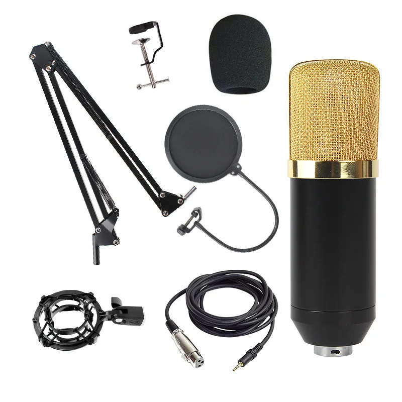 Condenser Microphone Kit - BM800 Condenser Microphone Kit,Live Streaming,PC Karaoke,Voice