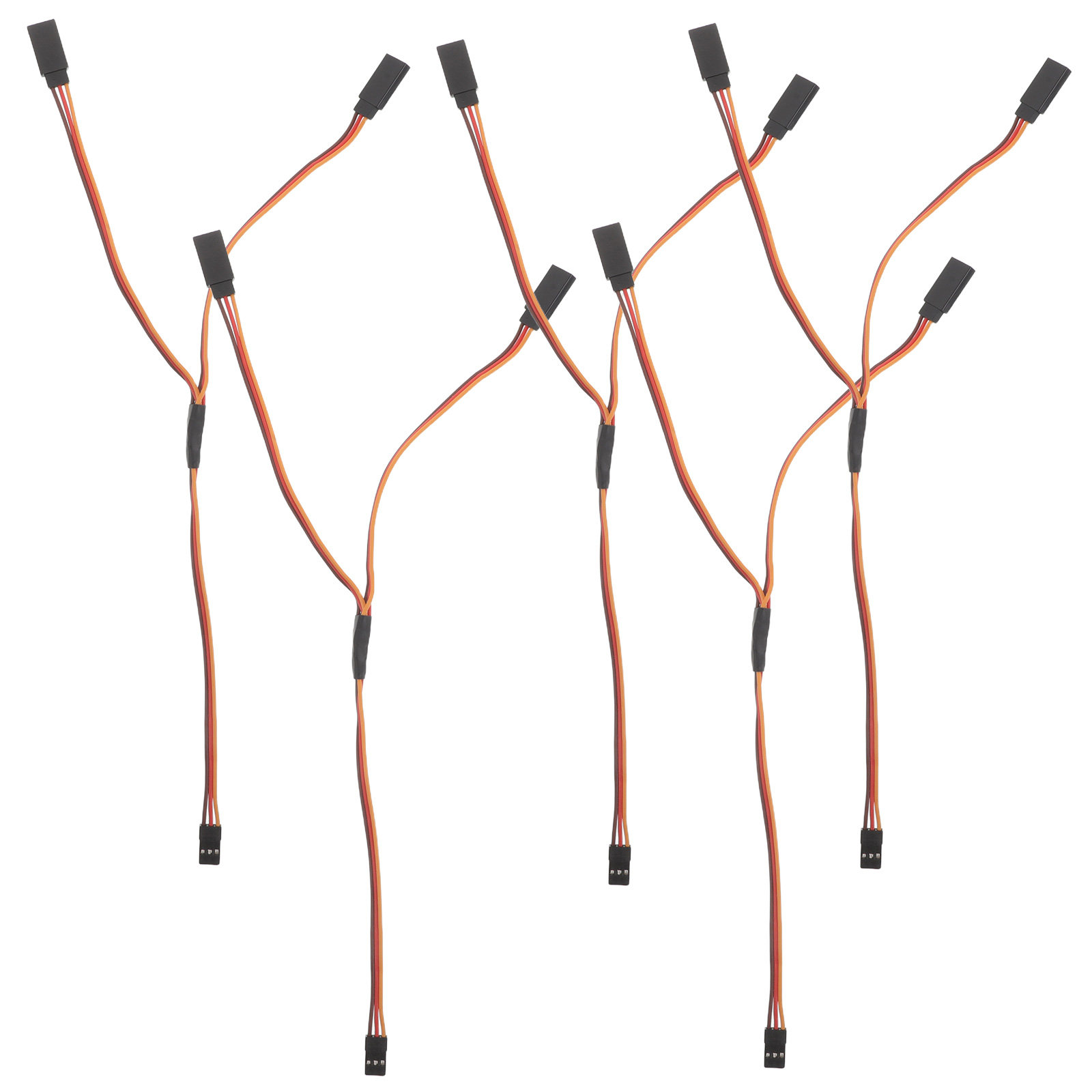 Rca Cable - 5Pcs Rc Aircraft Servo Cable 300Mm