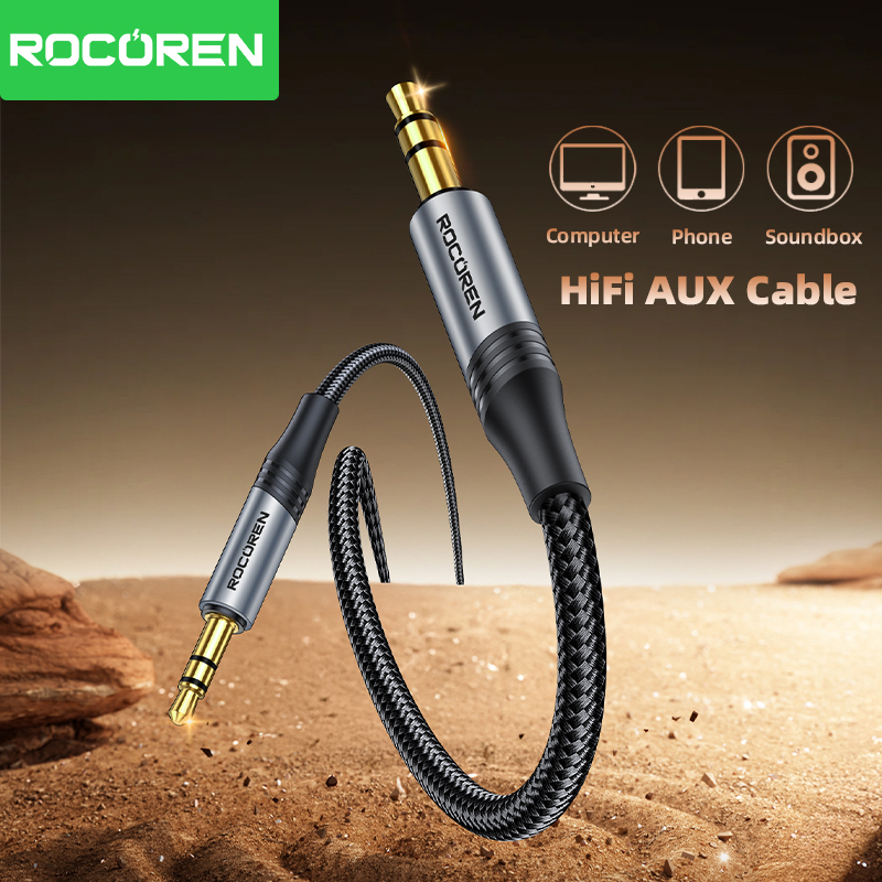 Audio Jumper Wire - Rocoren 3.5 mm Jack Aux Audio