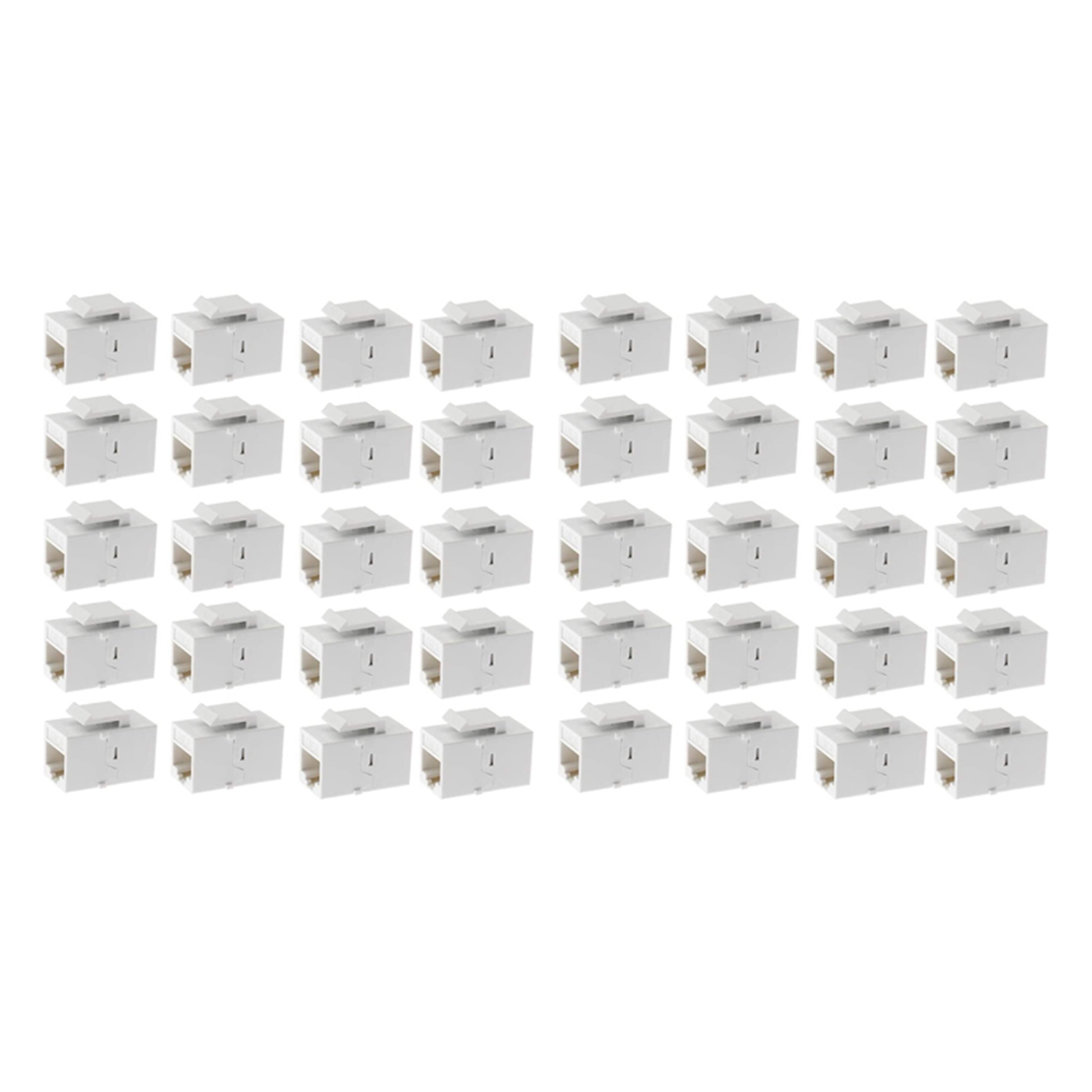 Rj45 Jack - Delicate Texture-Ethernet Keystone Coupler, 40Pack Cat6