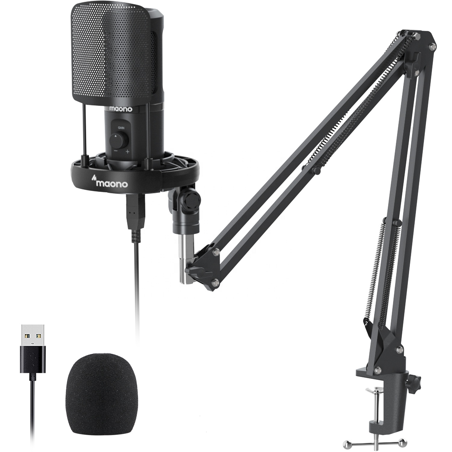 Condenser Microphone Kit - MAONO Professional Microphone Kit for Live