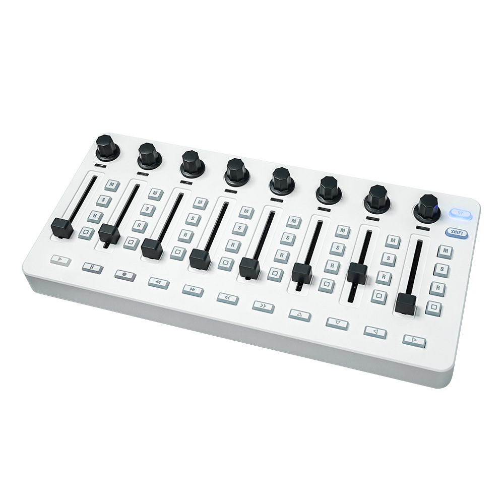 Audio Interface - MIDI Controller Mixer, 8 Encoders, Software