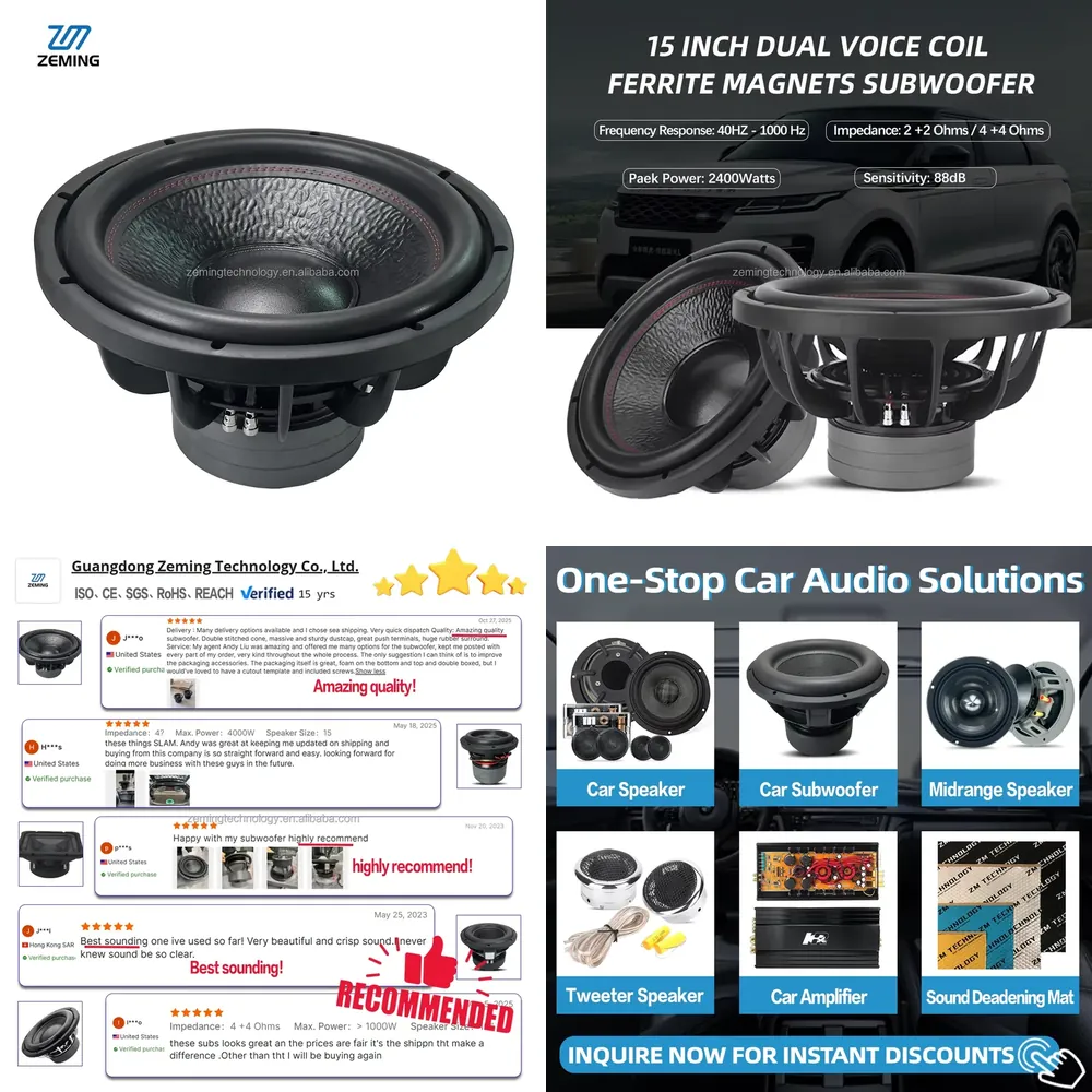Woofer - spl subwoofer 15 Car Subwoofer High