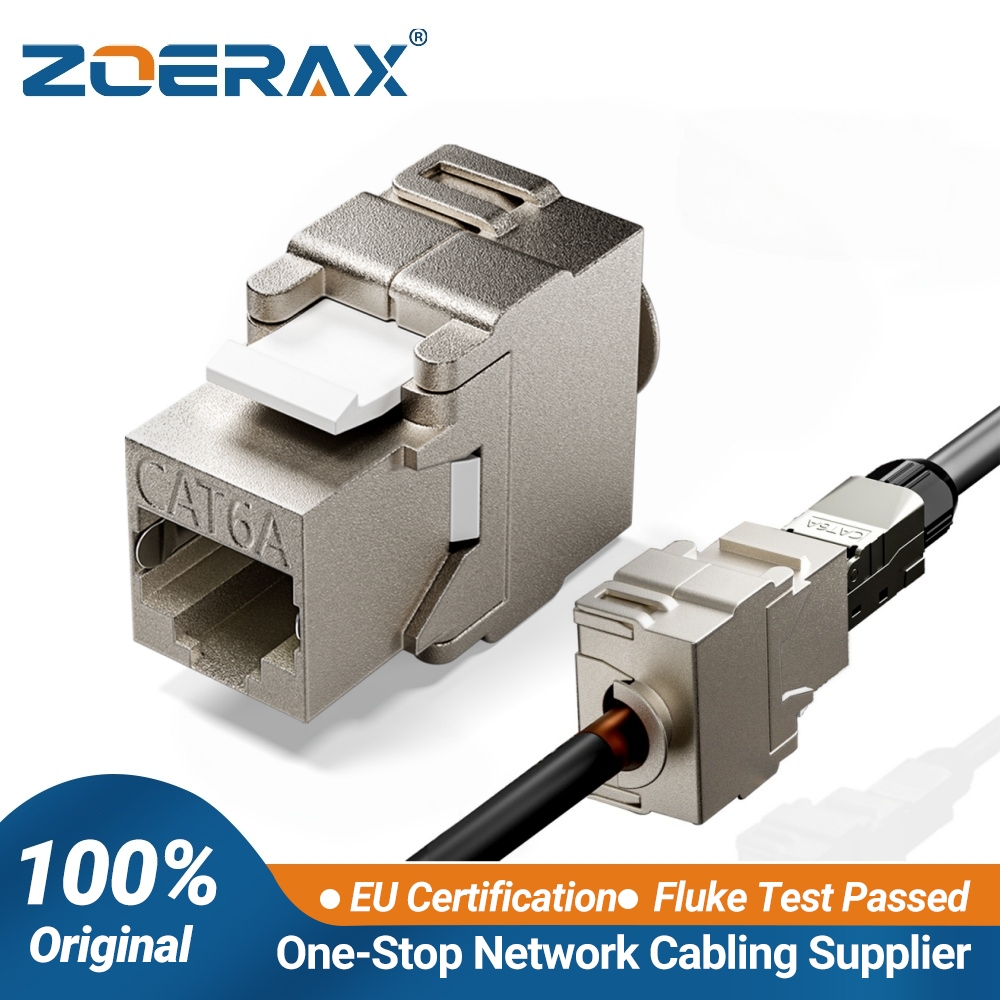 Rj45 Jack - ZoeRax Keystone Module Jacks CAT6A Shielded
