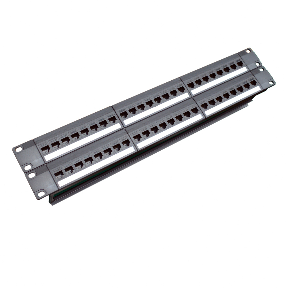 Rj45 Jack - 19in 2U Cabinet Pass-through 48 Port
