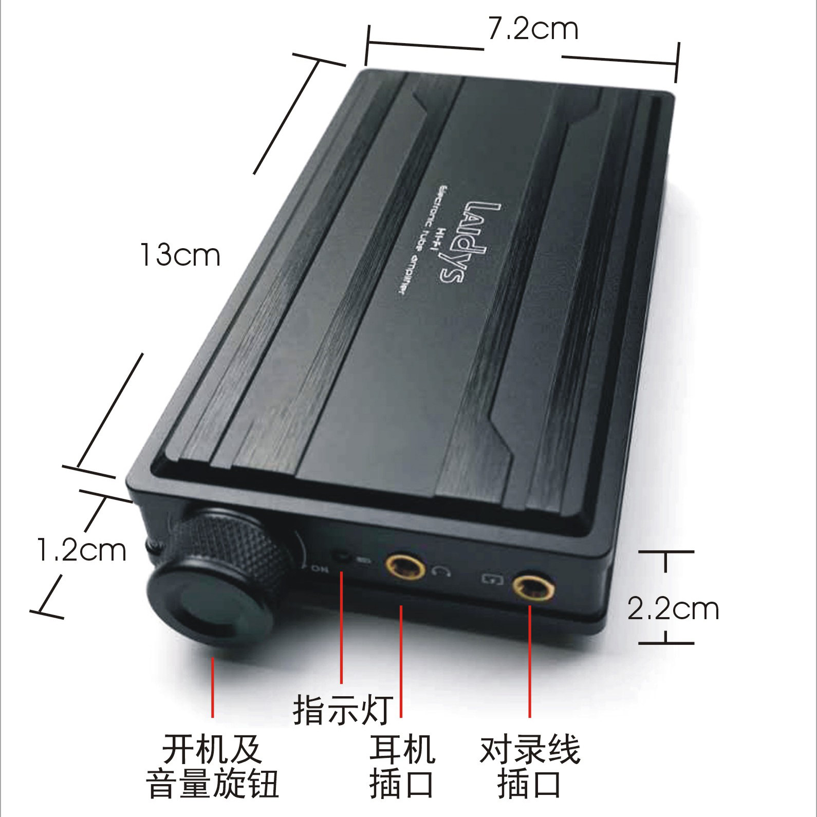 Headphone Amplifier - LAIDYS Portable Tube Headphone Amplifier HiFi