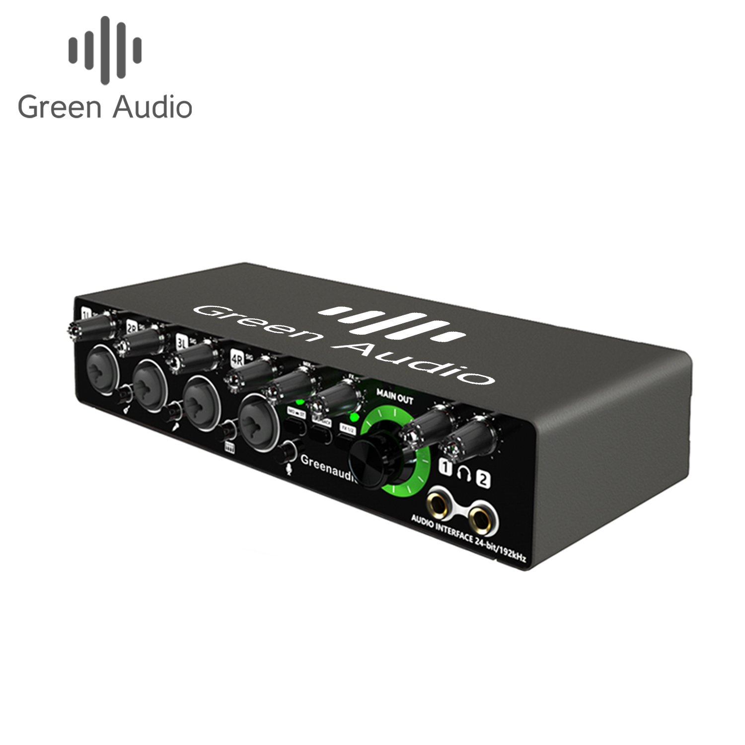 Audio Interface - GAX-MD44 Green Audio USB Audio Interface
