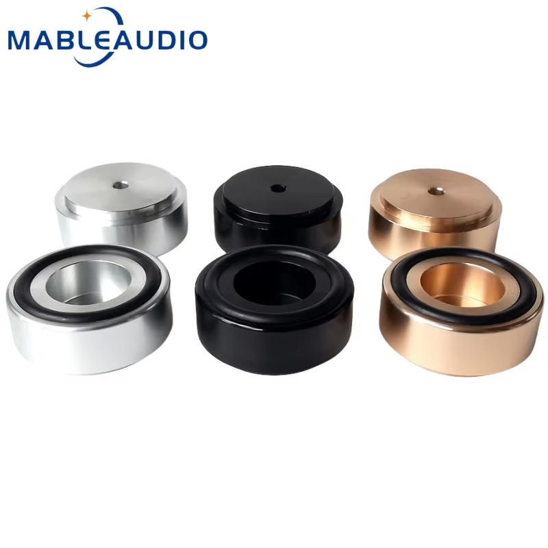 Audio Dac - 4PC 39*17mm Solid Aluminum Audio Isolation