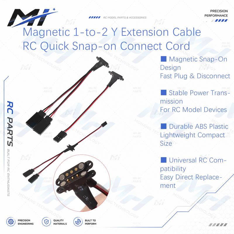 Rca Cable - Magnetic 1-to-2 Y Extension Cable JR