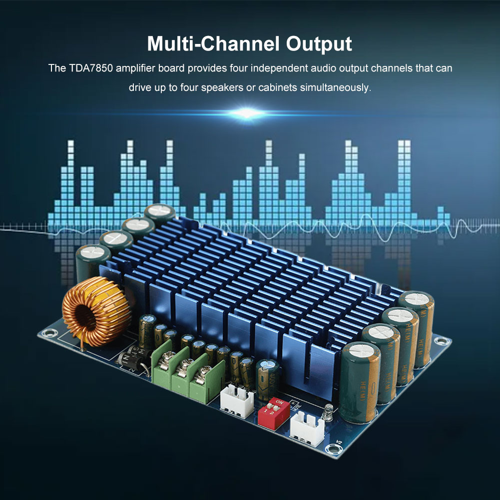XH-M180 TDA7850 Stereo High Po - Audio Amplifier Board review and price