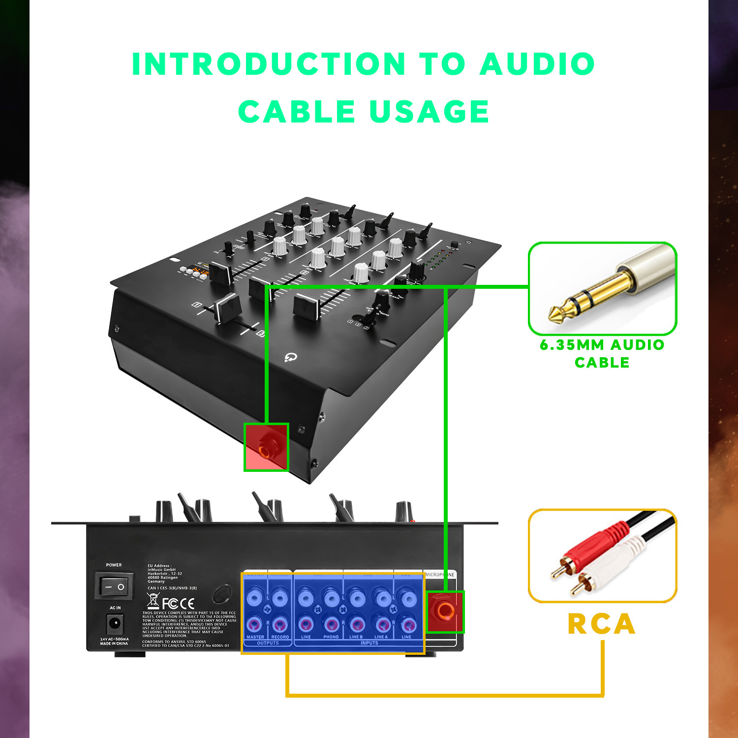 4-Channel DJ Mixer, Profession - Audio Interface review and price