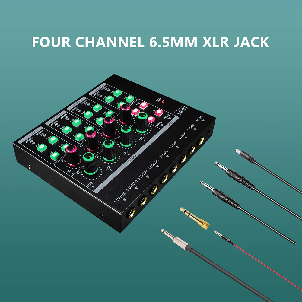 (MEOF] -LQ04 4-Channel Mixer 4 - Audio Interface review and price