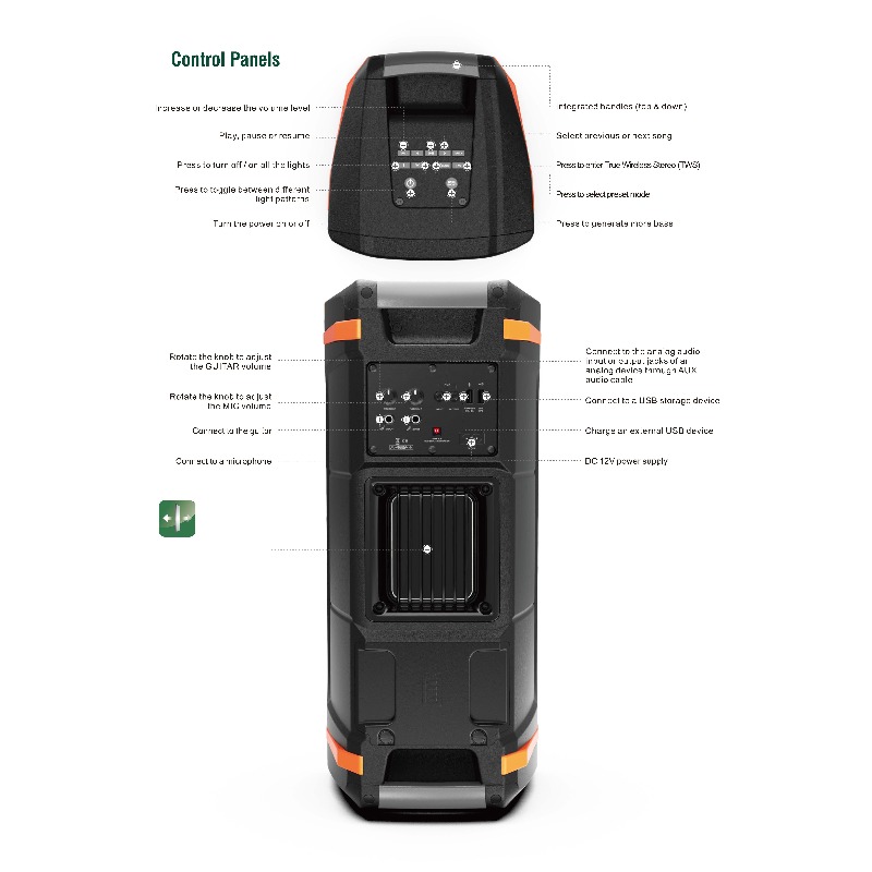 Portable 6.5 Inch Active Speak - Woofer review and price