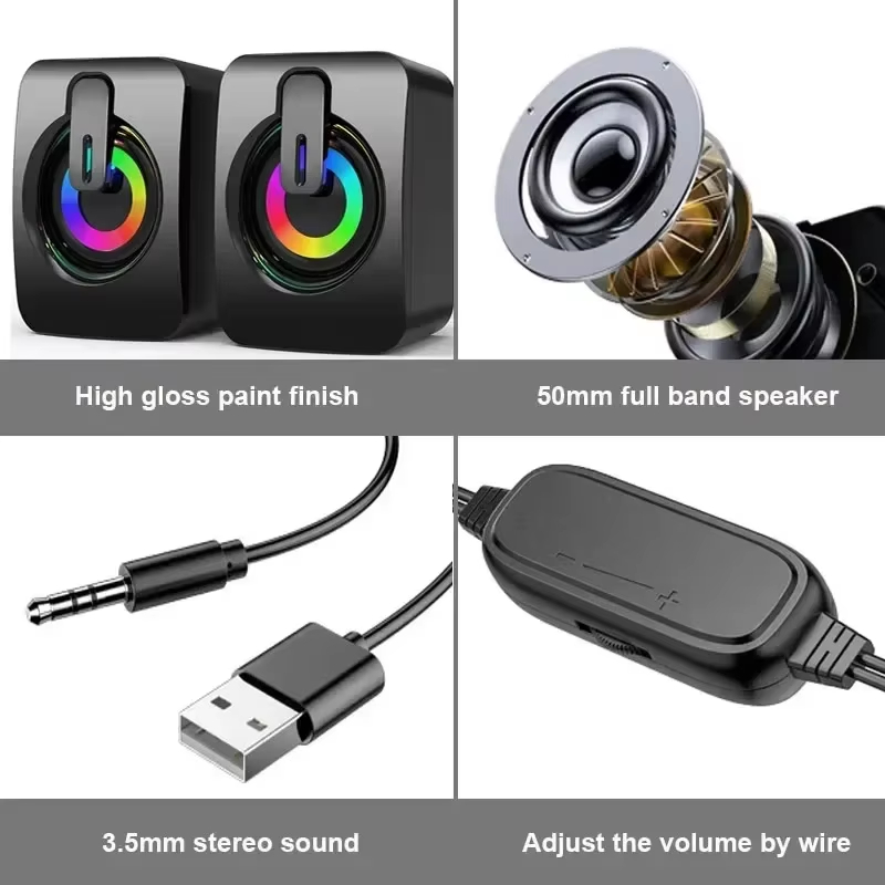 Portable Wired USB Speaker HiF - Speaker Wire review and price