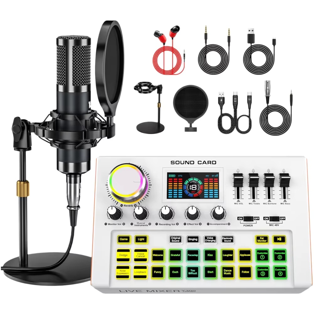 Tenlamp Podcast Equipment Bund - Condenser Microphone Kit review and price
