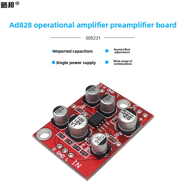 CHN 2027 Fever class AD828 op  - Audio Amplifier Board review and price