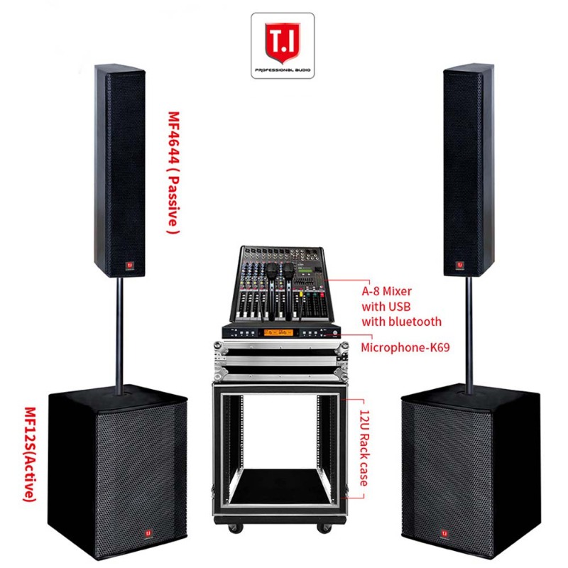 Dual 15 Inch Two-Way Portable  - Full Range Speaker review and price