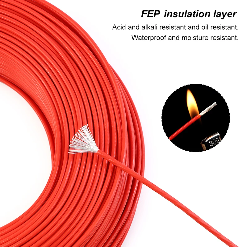 1~100m PTFE Silver Plated Elec - Audio Jumper Wire review and price