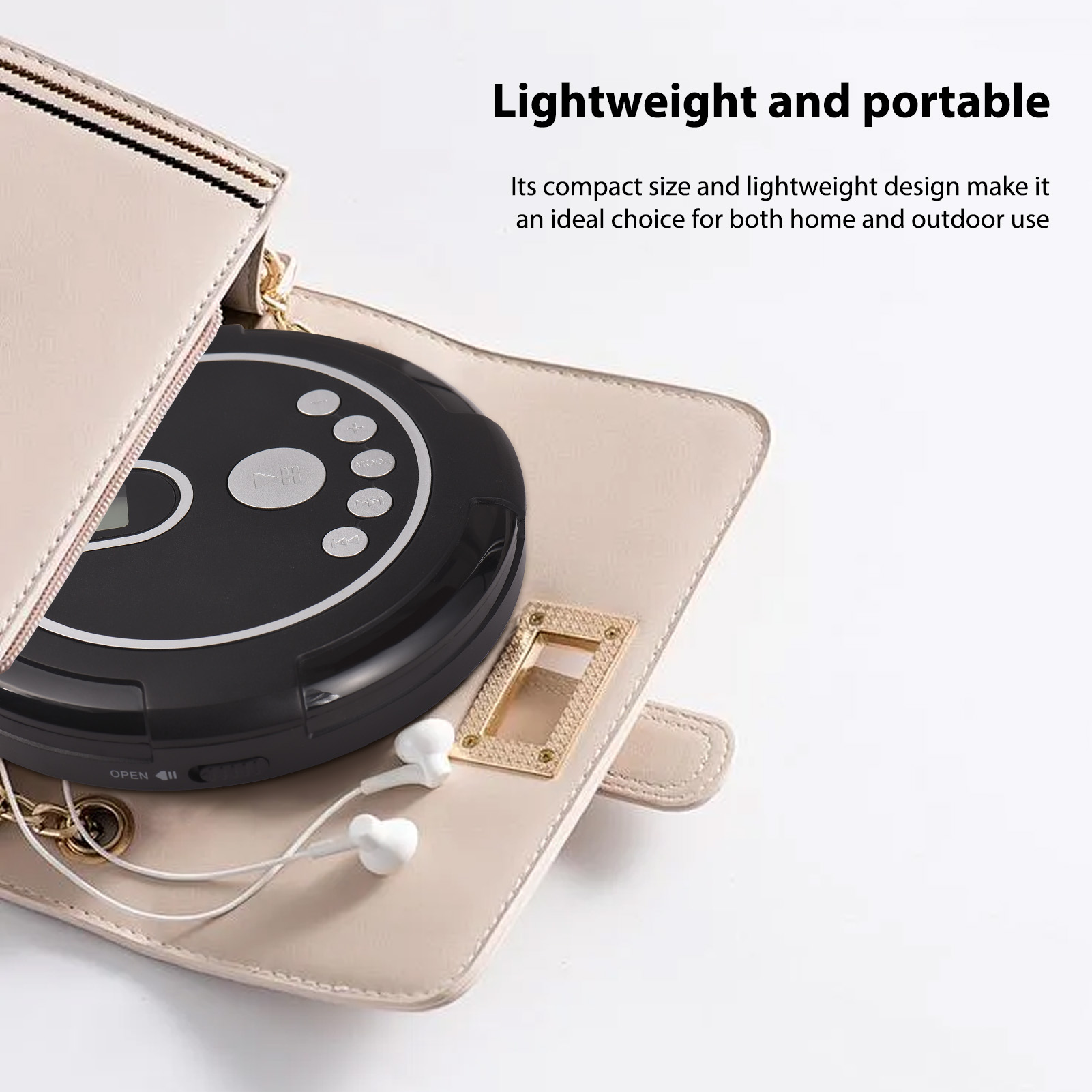 CD Player with Wired Headphone - Speaker Wire review and price