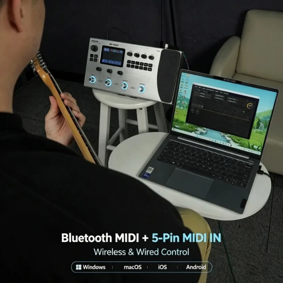 M-VAVE MK-300 Wireless Guitar  - Audio Interface review and price