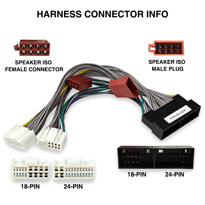 DSP Amplifier T-Harness Cable  - Audio Jumper Wire review and price
