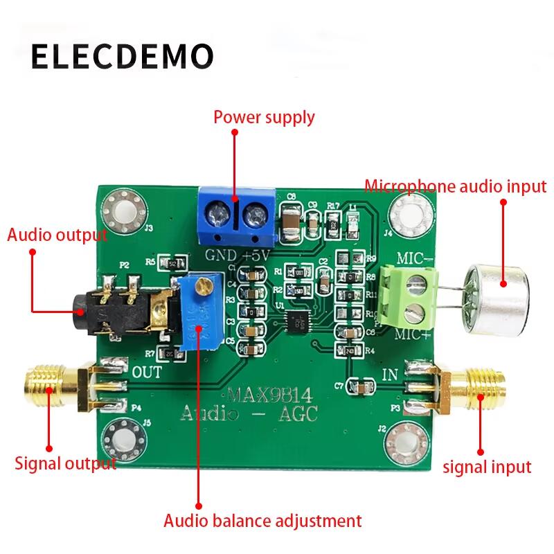 Electret Mic AGC Amplifier Mod - Audio Amplifier Board review and price