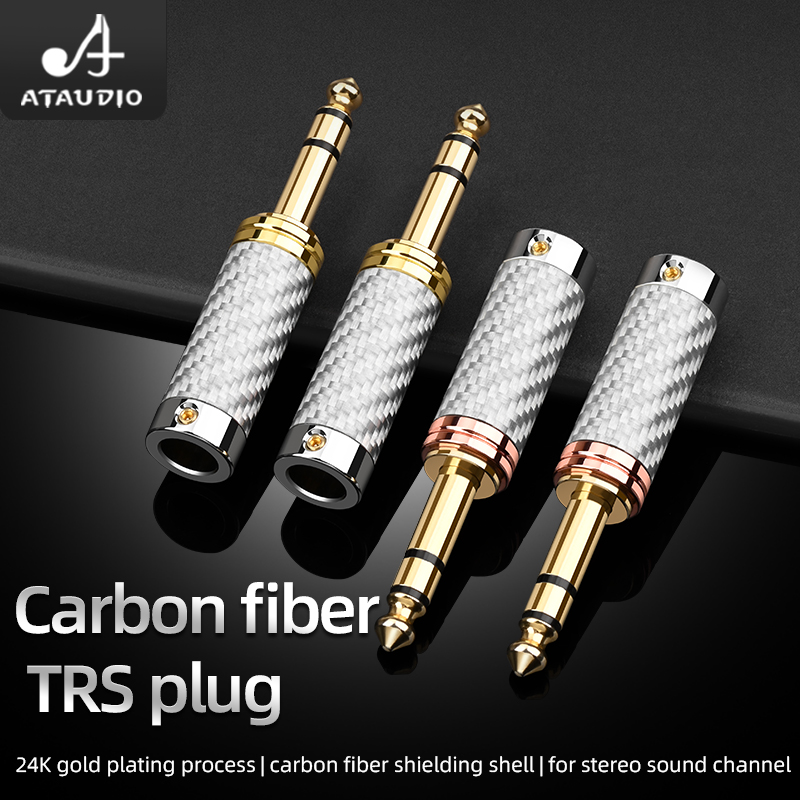 ATAUDIO 4PCS 6.5mm Plug Rhodiu - Trs Cable review and price