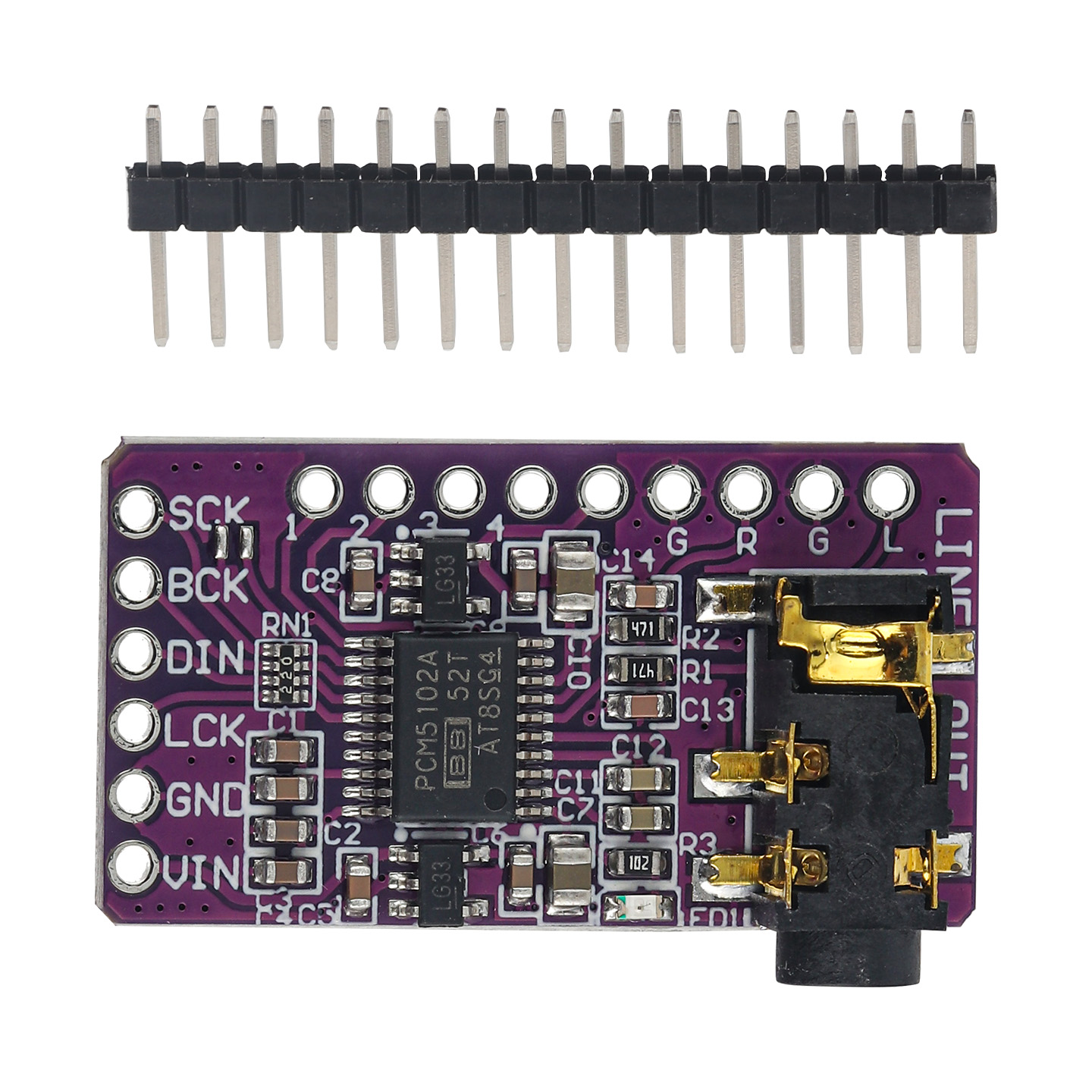 XCW  Interface I2S PCM5102A DA - Pcm5102 review and price