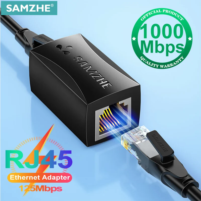SAMZHE Ethernet Adapter 8P8C R - Rj45 Jack review and price
