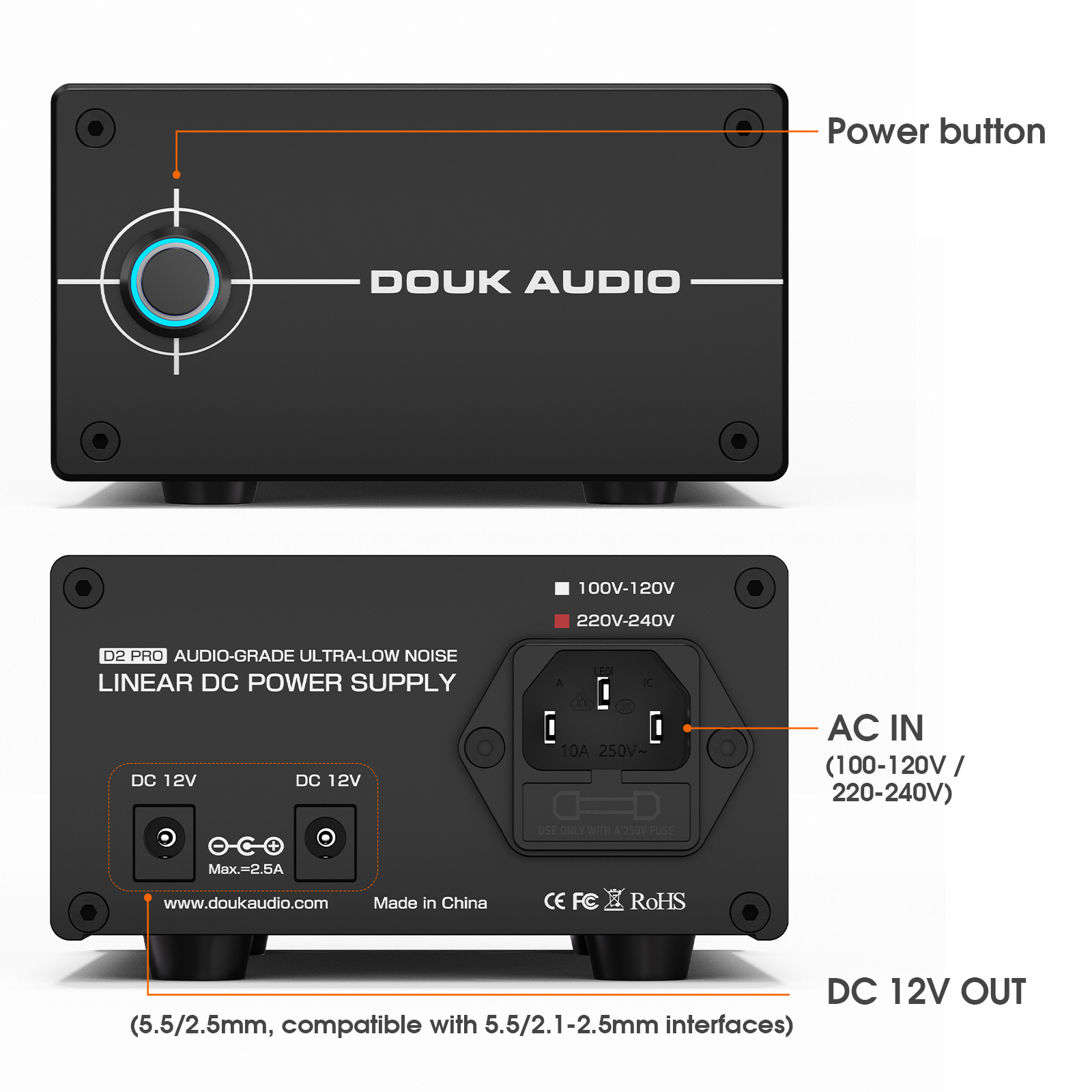 Douk Audio DC 12V 35W Regulate - Audio Dac review and price