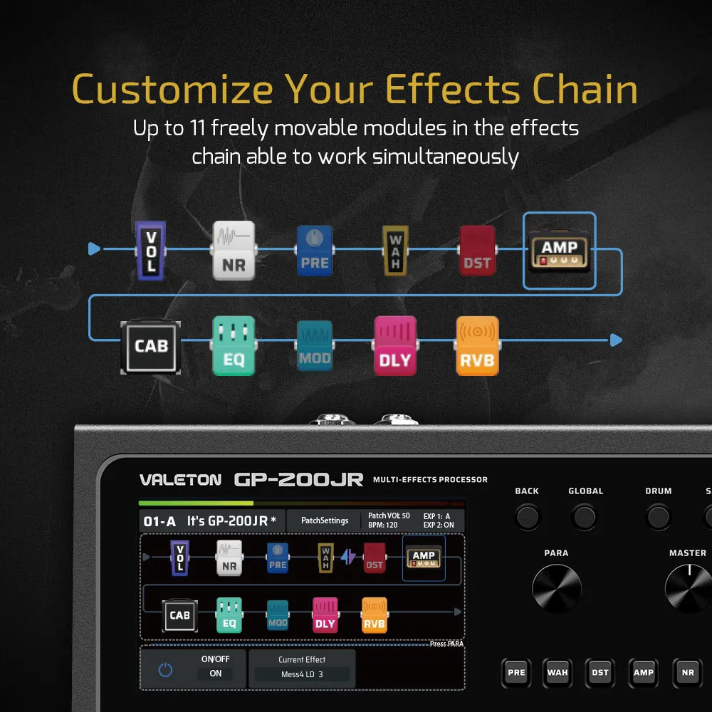 VALETON GP-200JR Guitar Bass A - Audio Interface review and price