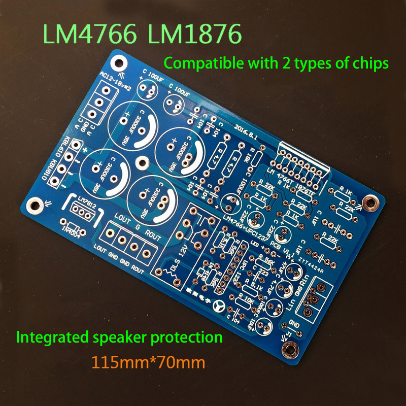 LM766 LM1876 Stereo Power Ampl - Audio Amplifier Board review and price