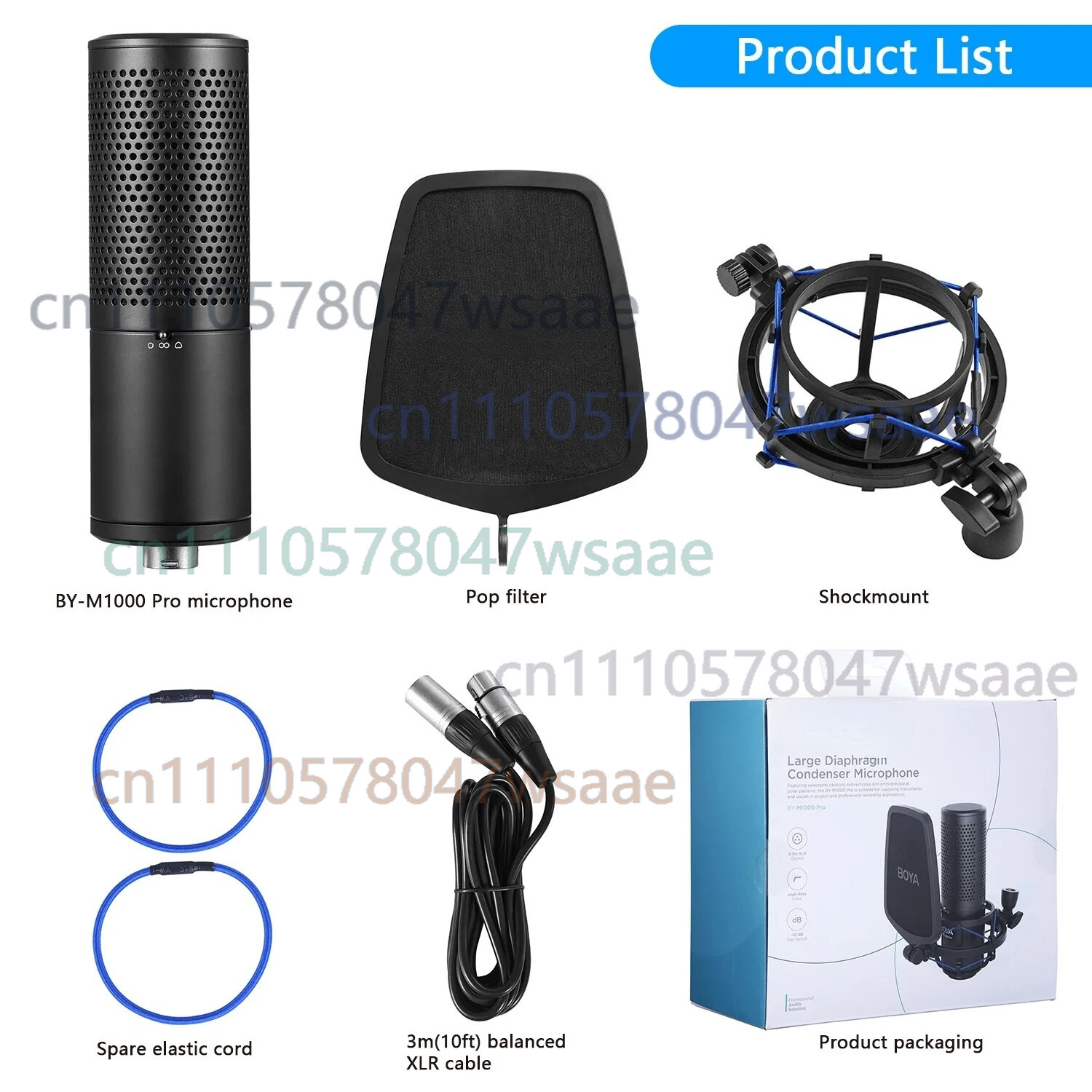 For BOYA BY-M1000 PRO Large Di - Condenser Microphone Kit review and price