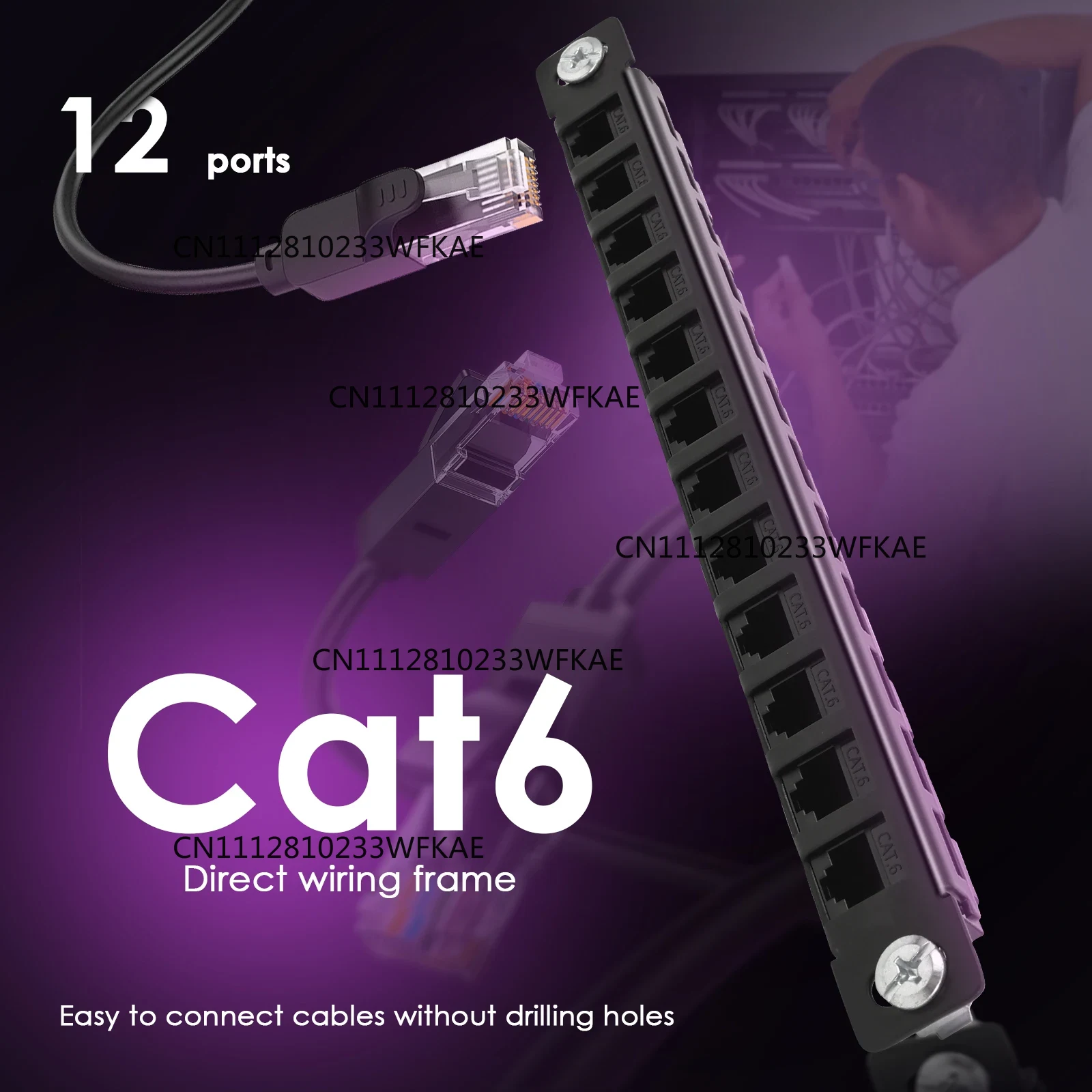 Cat6A 12 Port Patch Panel Full - Rj45 Jack review and price