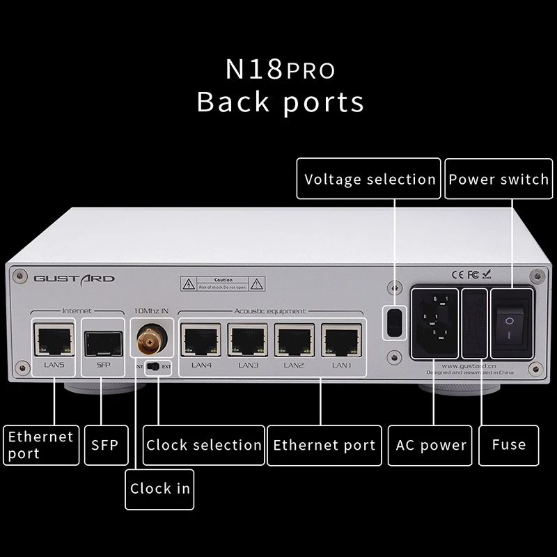 Gustard N18 N18pro Network Eth - Audio Interface review and price