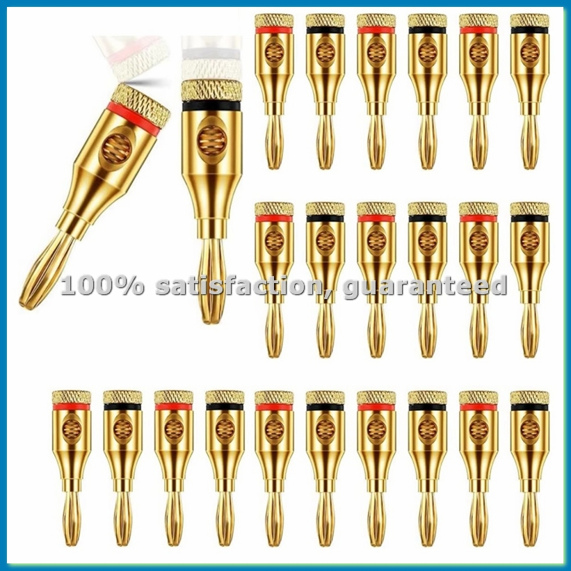 24pcs 4mm Gold-Plated Musical  - Banana Plug review and price