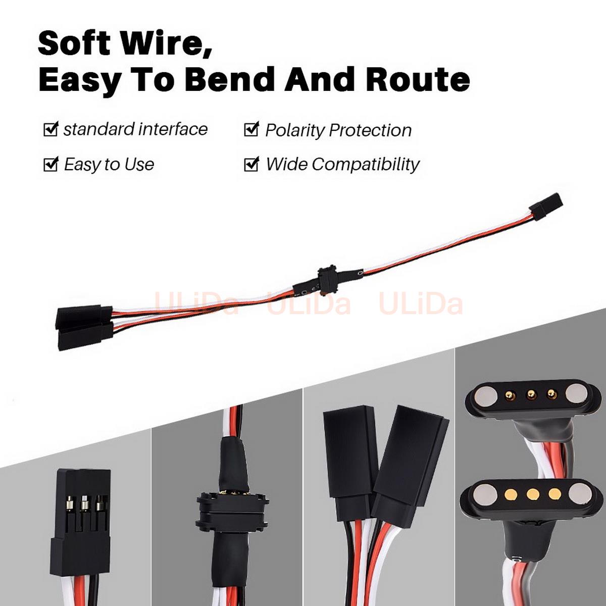 3-Pin Magnetic Snap-on 1 to 2  - Rca Cable review and price