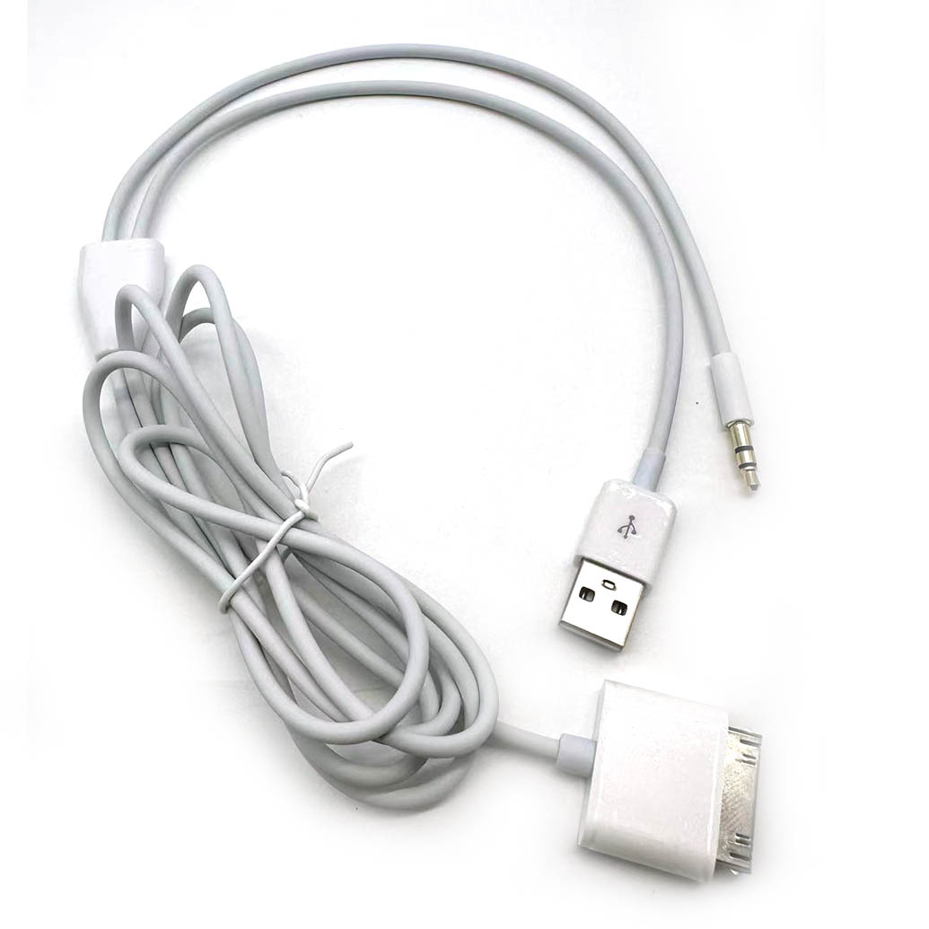 1pcs 30Pin to 3.5mm Car AUX Au - Audio Jumper Wire review and price