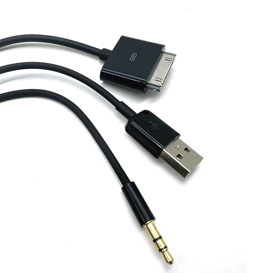 1pcs 30Pin to 3.5mm Car AUX Au - Audio Jumper Wire review and price